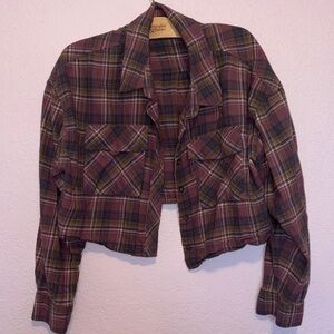 Cropped Flannel